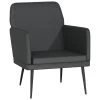 VidaXL Fauteuil 61x78x80 Cm Kunstleer Zwart -ZitMeester ComfortDesign 1000095967