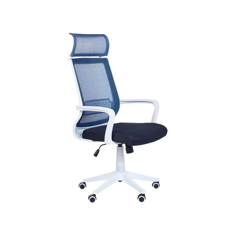 Beliani Bureaustoel LEADER - Zwart Polyester 3 Beliani Bureaustoel LEADER - Zwart Polyester