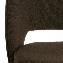 Djeslin Eetkamerstoel Donkerbruin - Stof - Bruin 9 Djeslin Eetkamerstoel Donkerbruin - Stof - Bruin -ZitMeester ComfortDesign 1000096988 0104