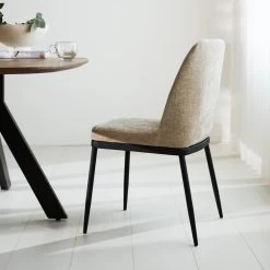 Eetkamerstoel Noli Chenille Beige - Stof - Beige -ZitMeester ComfortDesign 1000097141 0101