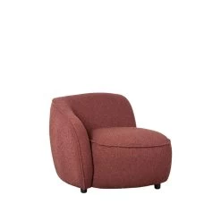 LABEL51 Fauteuil Livo Links - Winered - Boucle -ZitMeester ComfortDesign 1000097883 0101