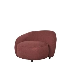 LABEL51 Fauteuil Livo Links - Winered - Boucle -ZitMeester ComfortDesign 1000097883 0102