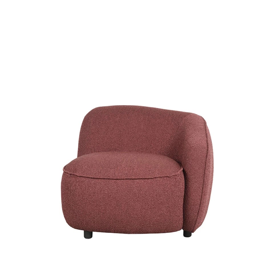 LABEL51 Fauteuil Livo Rechts - Winered - Boucle 3 LABEL51 Fauteuil Livo Rechts - Winered - Boucle
