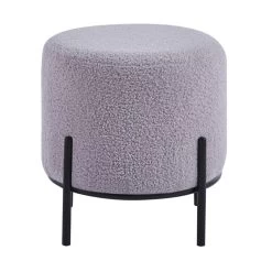 DS4U® Torben Hocker 35x38cm - Stof - Grijs