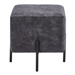 DS4U® Jorg Hocker 36x36x38cm - Stof - Grijs