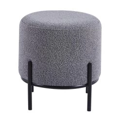 DS4U® Torben Hocker 35x38cm - Stof - Grijs