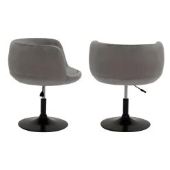 Happy Garden Stoelen NOLAN - Grijs - Velvet 9 Happy Garden Stoelen NOLAN - Grijs - Velvet -ZitMeester ComfortDesign 1000099369 0103