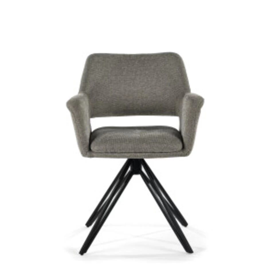 Hoyz Collection - Eetkamerstoel E311 Grijs - 61,5x57x82 - Set Van 2 3 Hoyz Collection - Eetkamerstoel E311 Grijs - 61,5x57x82 - Set Van 2