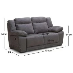 Bank Dean 2-zits - Antraciet 8 Bank Dean 2-zits - Antraciet -ZitMeester ComfortDesign 10100916 9600