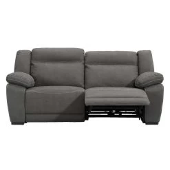 Bank Dean Elektrisch Verstelbaar 3-zits - Antraciet -ZitMeester ComfortDesign 10100917 0103