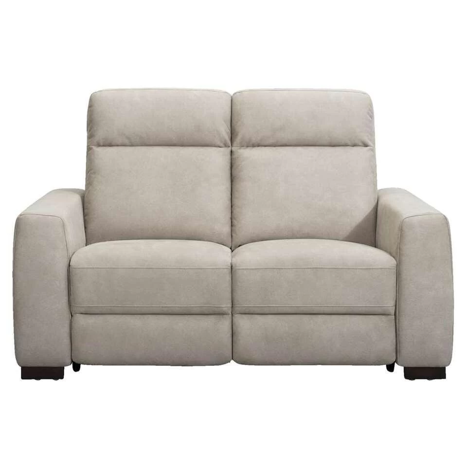 Bank James 2-zits - Lederlook - Zilvergrijs 3 Bank James 2-zits - Lederlook - Zilvergrijs