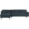 WOOOD Hoekbank Arwin Links - Staalblauw