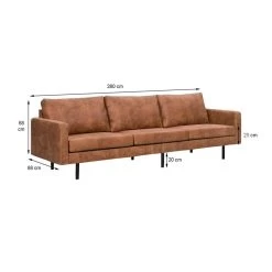 Bank Collin 4-zits - Cognac 8 Bank Collin 4-zits - Cognac -ZitMeester ComfortDesign 10109856 6900
