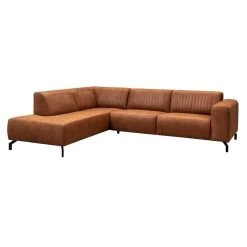 Hoekbank Otis Links - Cognac -ZitMeester ComfortDesign 10112060 0300