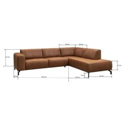 Hoekbank Otis Rechts - Cognac 8 Hoekbank Otis Rechts - Cognac -ZitMeester ComfortDesign 10112061 9600