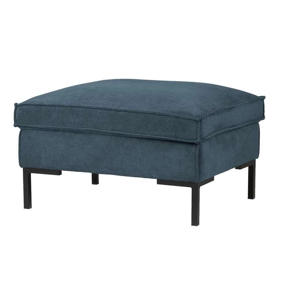 WOOOD Hocker Arwin - Staalblauw - 51x80x60 Cm 4 WOOOD Hocker Arwin - Staalblauw - 51x80x60 Cm - Image 2