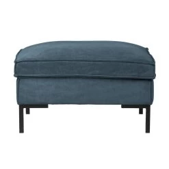 WOOOD Hocker Arwin - Staalblauw - 51x80x60 Cm