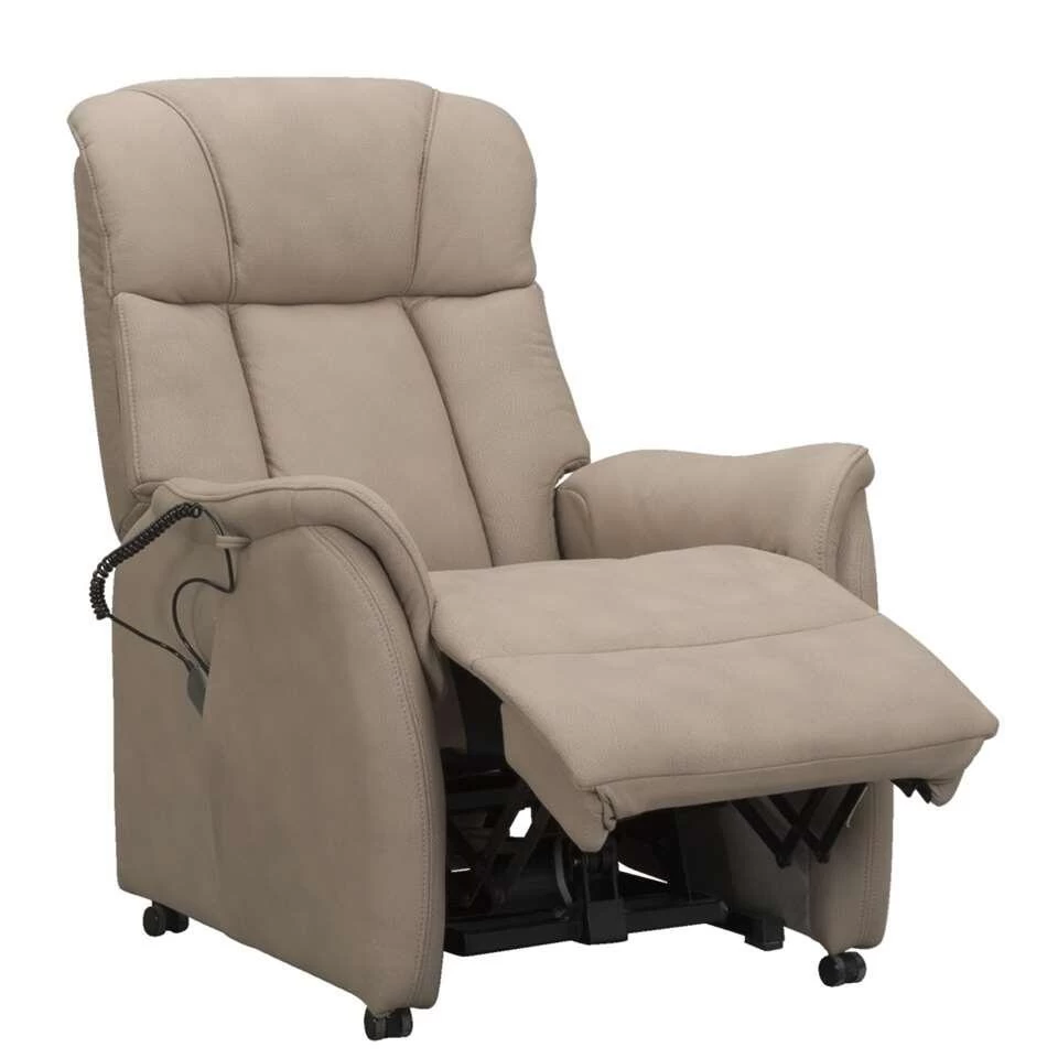 Relaxfauteuil Nebraska (sta -op) - Taupe 4 Relaxfauteuil Nebraska (sta -op) - Taupe - Image 2
