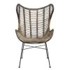 Fauteuil Jasmine - Rotan/metaal - Bruin -ZitMeester ComfortDesign 10207008