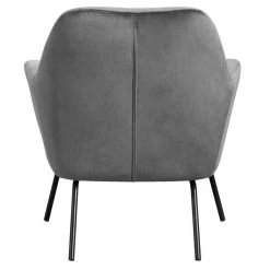 Fauteuil Hamburg - Fluweel - Donkergrijs -ZitMeester ComfortDesign 10207453 0900