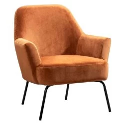 Fauteuil Hamburg - Fluweel - Koper 6 Fauteuil Hamburg - Fluweel - Koper -ZitMeester ComfortDesign 10207457 0300