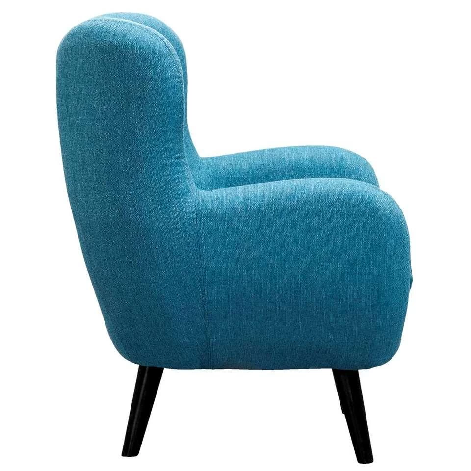 Fauteuil Viborg - Stof - Turquoise 4 Fauteuil Viborg - Stof - Turquoise - Image 2