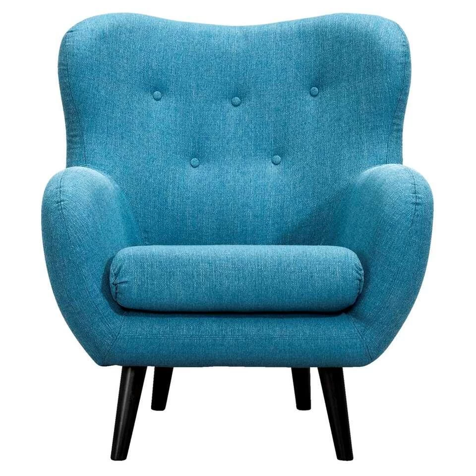Fauteuil Viborg - Stof - Turquoise 3 Fauteuil Viborg - Stof - Turquoise