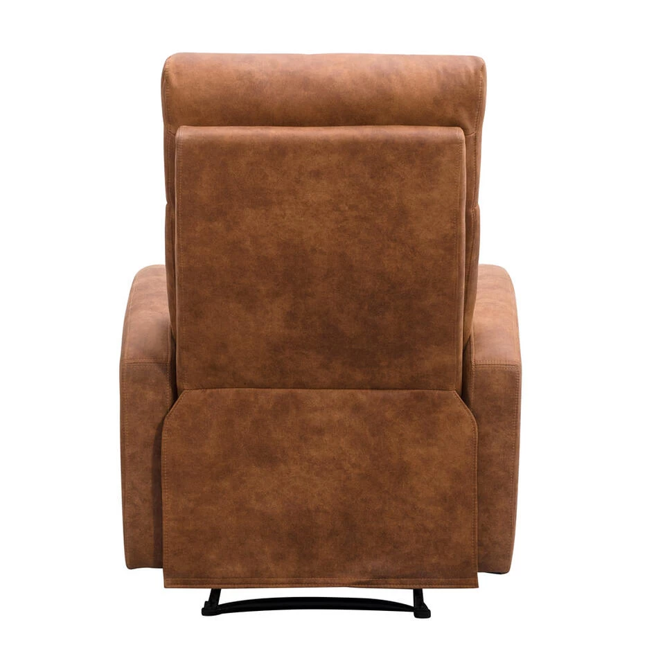 Relaxfauteuil Jackson - Stof - Cognac 6 Relaxfauteuil Jackson - Stof - Cognac - Image 4