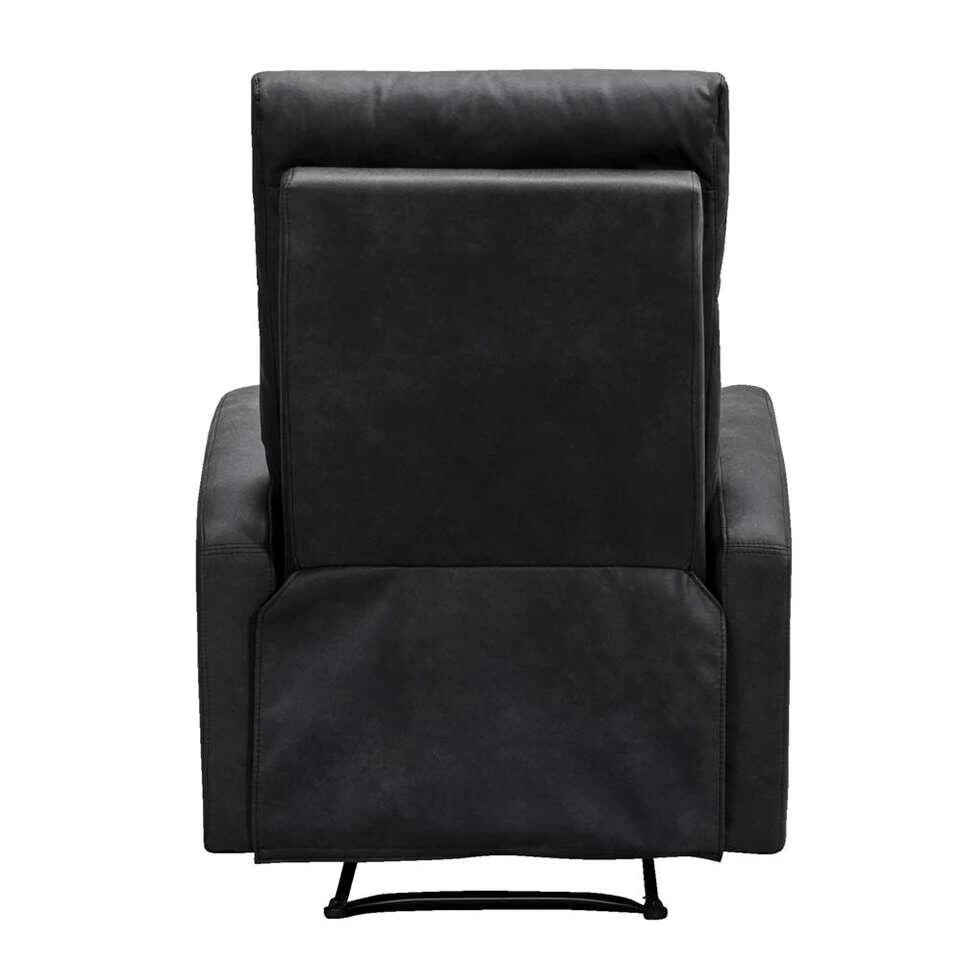 Relaxfauteuil Jackson - Stof - Zwart 5 Relaxfauteuil Jackson - Stof - Zwart - Image 3