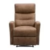 Relaxfauteuil Jackson - Stof - Lichtbruin