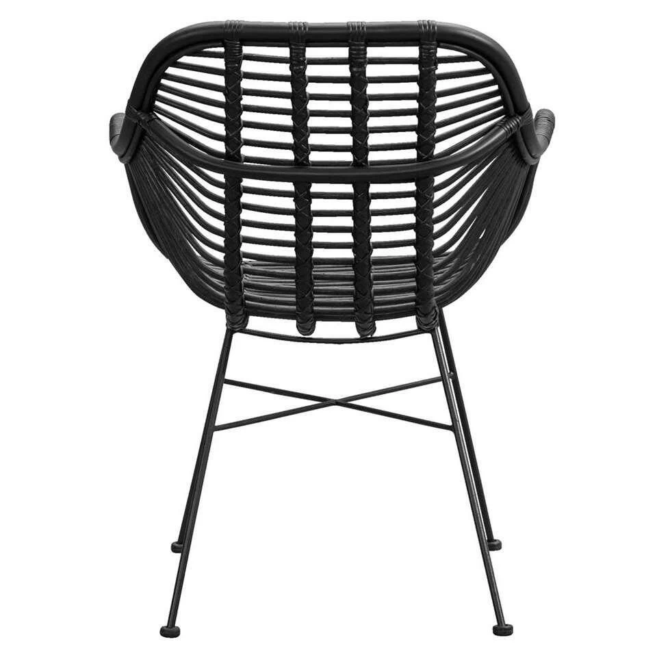 Eetkamerstoel Julan - Rotan - Zwart 5 Eetkamerstoel Julan - Rotan - Zwart - Image 3