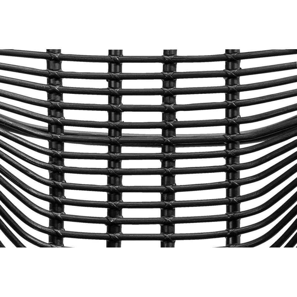 Eetkamerstoel Julan - Rotan - Zwart 6 Eetkamerstoel Julan - Rotan - Zwart - Image 4