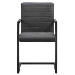 Eetkamerstoel Lizzy - Met Armleuningen - Antraciet