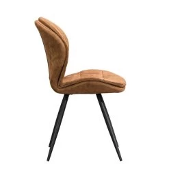 Eetkamerstoel Lenn - Stof - Cognackleur -ZitMeester ComfortDesign 10302530 8000