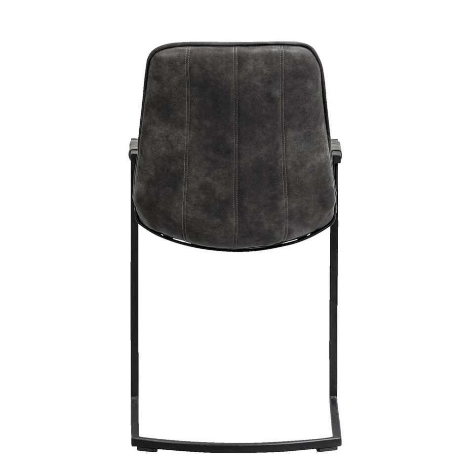 Eetkamerstoel Riv - Stof - Antraciet 5 Eetkamerstoel Riv - Stof - Antraciet - Image 3