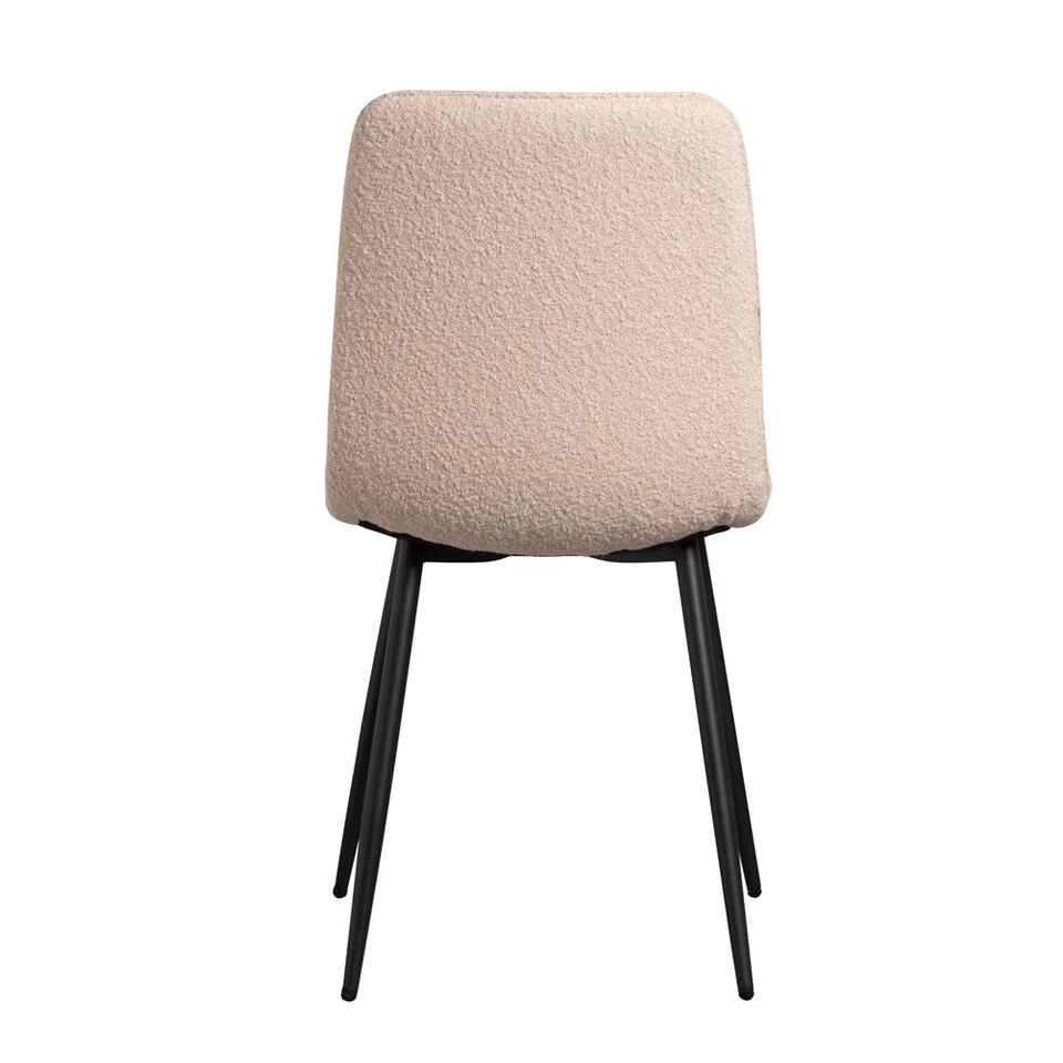 Eetkamerstoel Mimosa - Stof - Zand 5 Eetkamerstoel Mimosa - Stof - Zand - Image 3