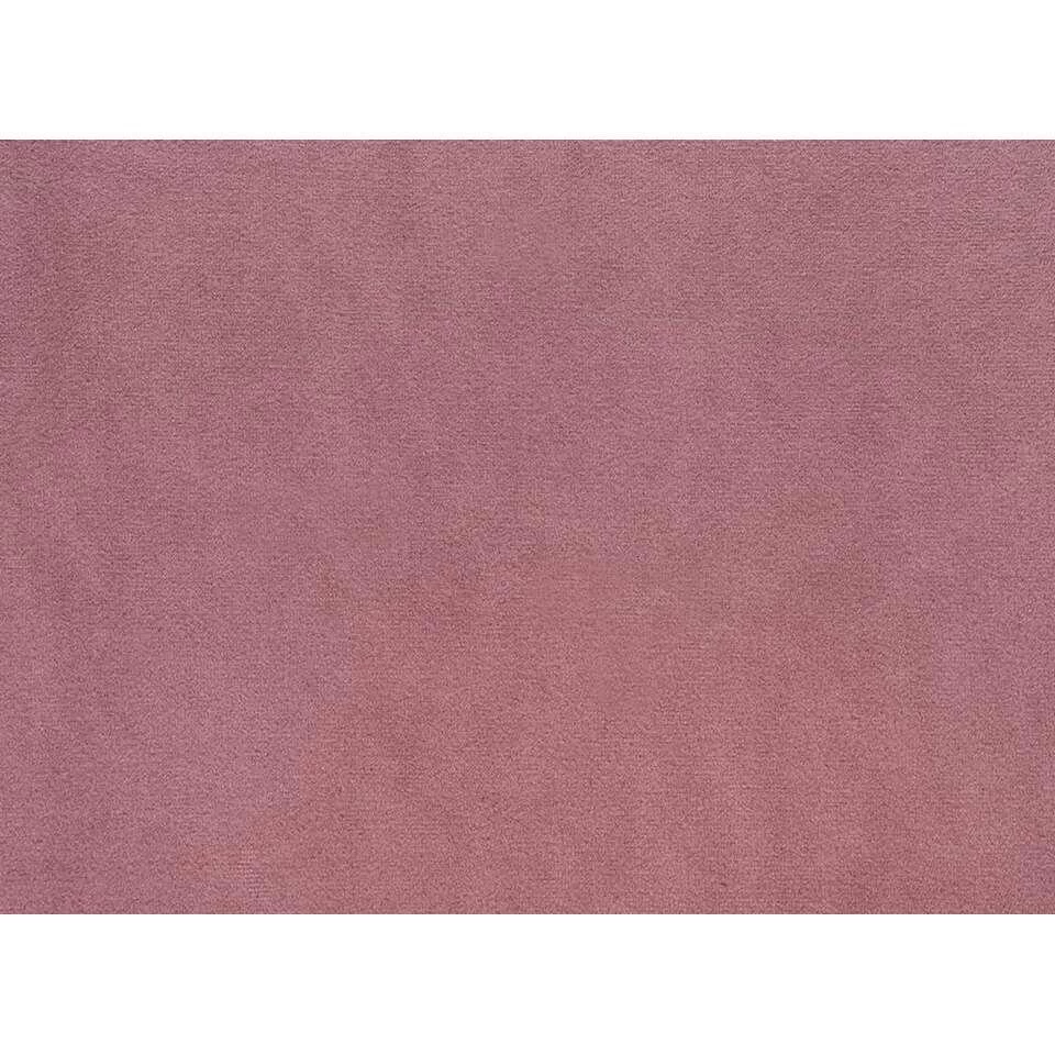 Eetkamerstoel Senja - Velvet - Roze - Naturel Hout 5 Eetkamerstoel Senja - Velvet - Roze - Naturel Hout - Image 3