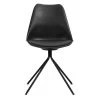 Eetkamerstoel Senja - Zwart - Zwart Metaal 1 Eetkamerstoel Senja - Zwart - Zwart Metaal -ZitMeester ComfortDesign 10302735