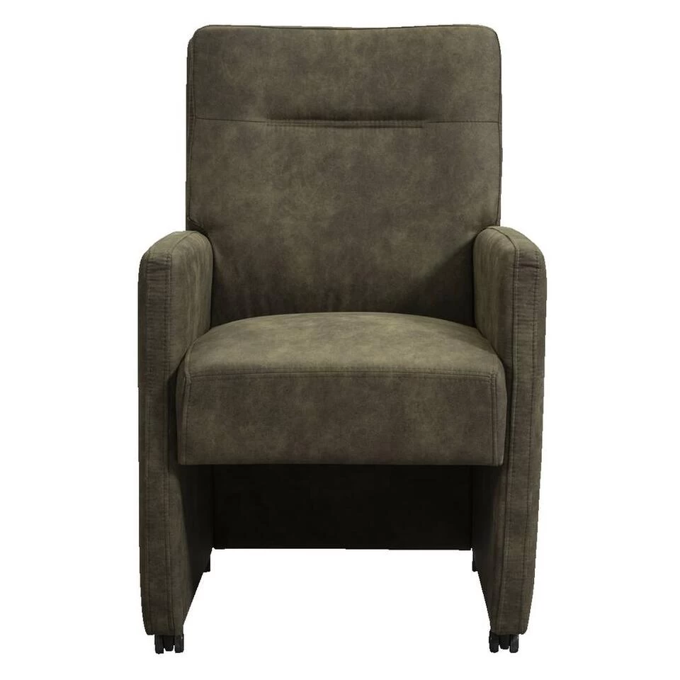 Eetkamerstoel Levian - Olijfgroen 3 Eetkamerstoel Levian - Olijfgroen