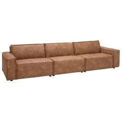 UMIX 3-zits Bank Brooklyn - Cognac 7 UMIX 3-zits Bank Brooklyn - Cognac -ZitMeester ComfortDesign 10910180 3013