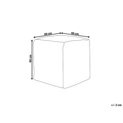 Beliani Poef PANDRAN - Zwart Katoen -ZitMeester ComfortDesign 109977d402414c309fc2d4bd0ae5a647