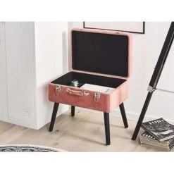 Beliani Hocker MALLARD - Roze Corduroy 8 Beliani Hocker MALLARD - Roze Corduroy -ZitMeester ComfortDesign 11007f976a594cbdbae4a24e65e5cf31