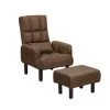 Beliani Fauteuil OLAND - Bruin Polyester -ZitMeester ComfortDesign 1109192130