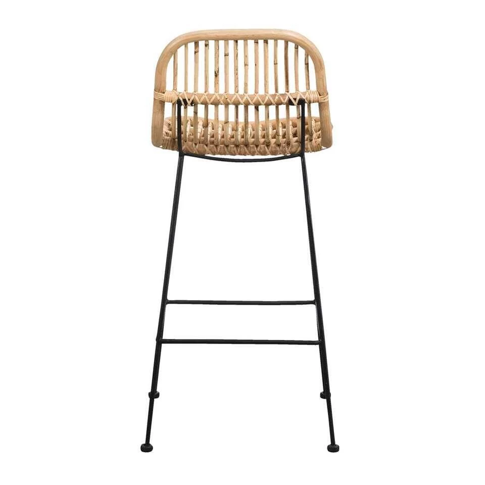 Barkruk Justin - Rotan - Naturel 5 Barkruk Justin - Rotan - Naturel - Afbeelding 3