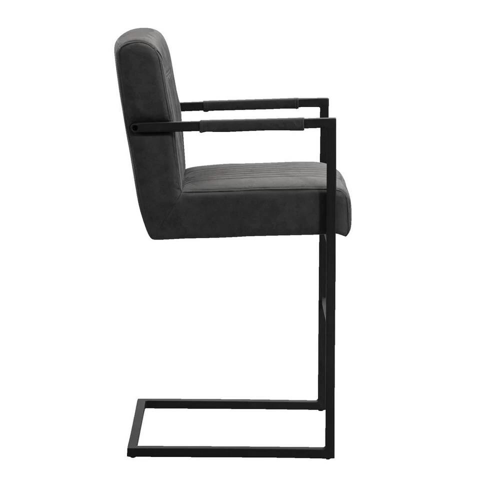 Barkruk Mats - Antraciet 6 Barkruk Mats - Antraciet - Afbeelding 4