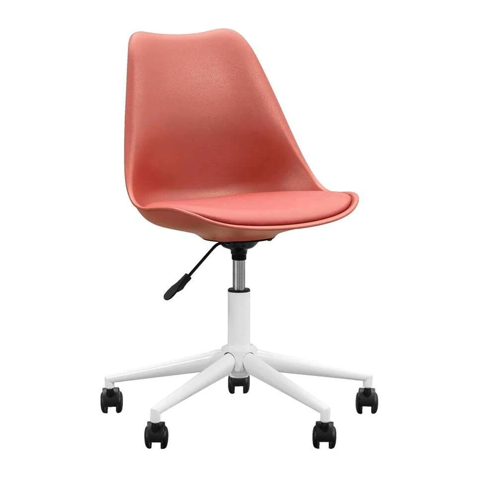 Bureaustoel Senja - Kunststof - Terra - Wit Metaal 4 Bureaustoel Senja - Kunststof - Terra - Wit Metaal - Image 2