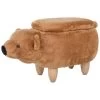 Beliani Hocker BEAR - Bruin Polyester 2 Beliani Hocker BEAR - Bruin Polyester -ZitMeester ComfortDesign 1134118796