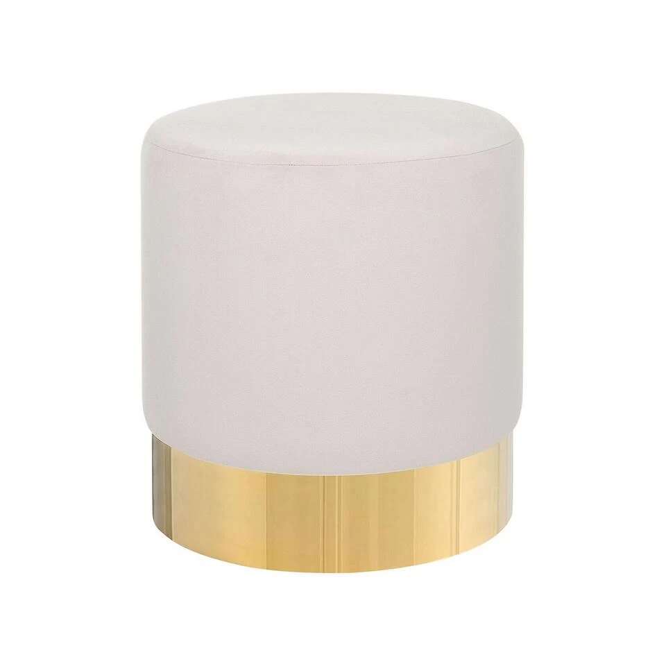 Beliani Poef SOPHIA - Roze Fluweel 3 Beliani Poef SOPHIA - Roze Fluweel