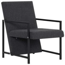 VidaXL Fauteuil Stof Grijs 7 VidaXL Fauteuil Stof Grijs -ZitMeester ComfortDesign 1181369335 0101