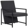 VidaXL Fauteuil Stof Grijs 2 VidaXL Fauteuil Stof Grijs -ZitMeester ComfortDesign 1181369335